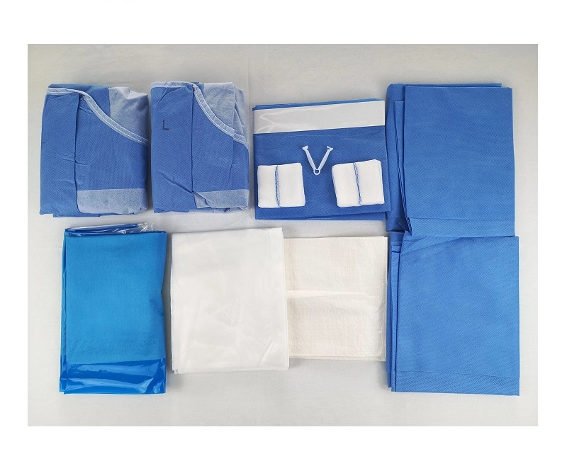 Disposable Sterile Surgical Heart Valve Cardiovascular Surgery Pack Drape