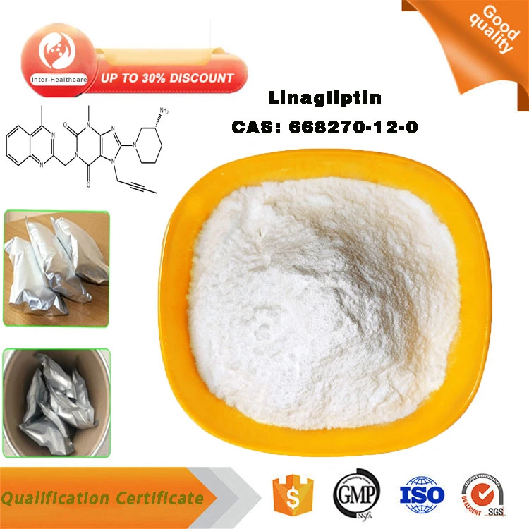 High Purity Antidiabetic API Raw Linagliptin Powder CAS 668270-12-0 Linagliptin