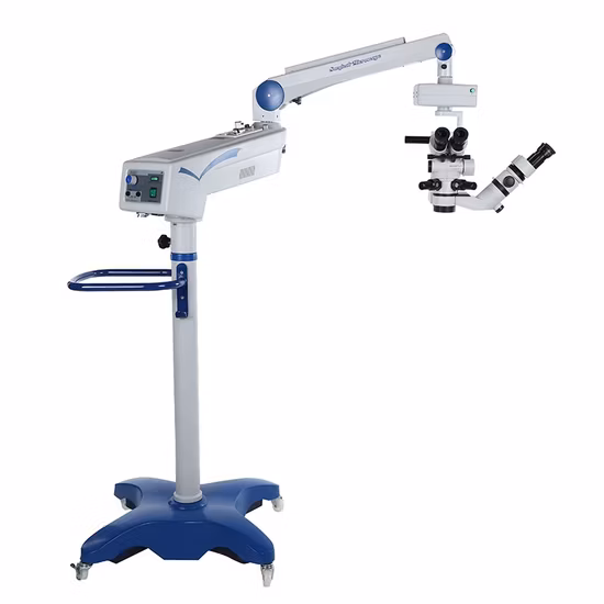 Microscopio oftálmico para operación (quirúrgico, operativo) con iluminación LED para oftalmología