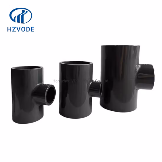 Camiseta reductora de UPVC para tratamiento de agua industrial en alta presión de Hzvode